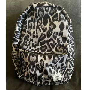EUC! Herschel Grove Leopard Print Mini Backpack